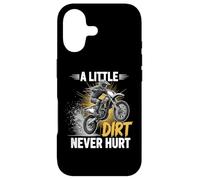 A Little Dirt Never Hurt Motocross Motocross Rider Dirtbike Case for iPhone 17