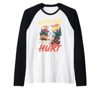 A Little Dirt Never Hurt MTB Lovers Mountain Bike Rider Raglan Baseball Tee