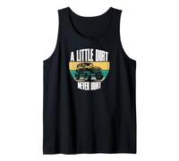 A Little Dirt Never Hurt-Retro 4x4 Offroad Vehicle Tank Top