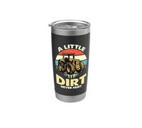 A Little Dirt Never Hurt Retro Harvester Operator Harvester Stainless Steel Insulated Tumbler