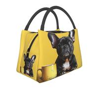 A little dog Insulated Lunch Bag for Women-Large Capacity,Leak-Proof & Easy to Clean for Work, Picnics, and Travel