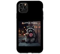 A Little Feral Raccoon Loves Donuts & Iced Coffee Case for iPhone 11 Pro Max