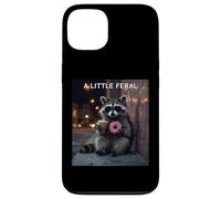 A Little Feral Raccoon Loves Donuts & Iced Coffee Case for iPhone 13