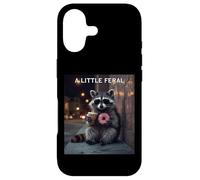 A Little Feral Raccoon Loves Donuts & Iced Coffee Case for iPhone 17