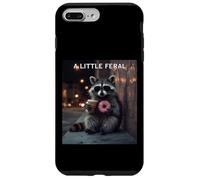 A Little Feral Raccoon Loves Donuts & Iced Coffee Case for iPhone 7 Plus/8 Plus