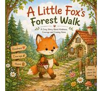 A Little Fox’s Forest Walk: A Cozy Forest Adventure Coloring Book for Adults and Older Teens