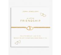 Joma Jewellery A Little 'Friendship' Gold Tone Bracelet 17.5cm Stretch