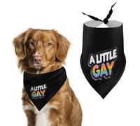 A Little Gay Cute Dog Bandana Triangle Adjustable Washable | Summer Soft Cat Scarf Pet Accessories Decoration Neckerchief