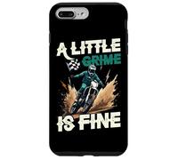 A Little Grime Is Fine Dirtbike Motocross Rider Case for iPhone 7 Plus/8 Plus