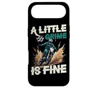 A Little Grime Is Fine Dirtbike Motocross Rider Case for iPhone Air