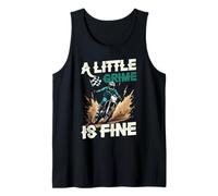A Little Grime is Fine Dirtbike Motocross Rider Tank Top