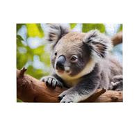 A little koala Horizontal Wooden Puzzle 500 Pcs Develop Hands-on Skills for Relax and Parent-Child Interaction
