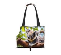 A Little Koala Printed Portable pet Shoulder Bag, Suitable for Small Dogs and Cats, Shopping and Travel Dual-Purpose Bag