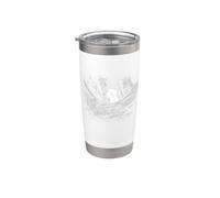 A Little Lamb in the Killer Silence Cute Serial Dog Stainless Steel Insulated Tumbler