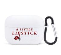 A Little Lipstick Always Helps Protective Case Cover Compatible with Airpods Pro Cute Earbuds Case Bluetooth Headset Cover