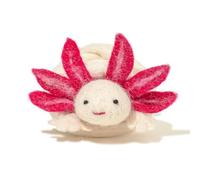 A Little 'Lotl Axolotl 100% Pure Wool Cat Toy with a 5-Ft Tether for Indoor Cats & Kittens. Cute Toy Mouse, Plush Toy, Fake Mice. No Catnip. Fishing Rod Teaser. Handmade.