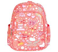 A Little Lovely Company Backpack | Children's Backpack Lightweight School Bag Girls Boys Primary School 4-8 Years Backpack for Girls Boys Travel with Chest Strap Insulated Front Pocket, Fun