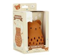 A Little Lovely Company Silicone Rattle 10 x 11.5 x 9.5 cm (Bear)