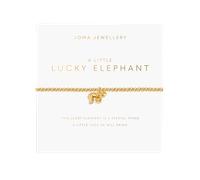 A Little Lucky Elephant Bracelet in Gold