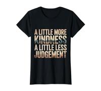A Little More Kindness A Little Less Judgement |- Value Graphic T-Shirt, Women, Black, M