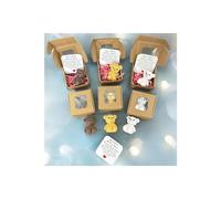 A Little Pocket Bear Hug, Little Bear in A Box, Handmade Mini Plush Tedddy BEAR in Box, My Little Worry Bears, Crochet Little Bears Hug, Emotional Support Plush Positive Gifts (3pcs)