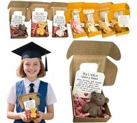 A Little Pocket Bear Hug,Worry Bear Hug in a Box,Handmade Mini Plush Teddy Bear in Box,Pocket Bears with Inspirational Card,Emotional Support Plush Positive Gifts for Women Men Christmas Birthday