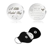 A Little Pocket Hug Gifts, Inspirational Keyring Gifts For Adult, I Love You Daughter Birthday Gift Encouragement For Valentines Day