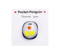 A Little Pocket Penguin Hug,Mini Cute Pocket Penguin Hug Animal Decoration,Social Present Keepsake Ornament Cartoon Collection Toys for Penguin Lovers,Valentines Penguin Gift,Miniature Penguin