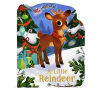 A Little Reindeer (Small Shaped Children's Christmas Board Book)