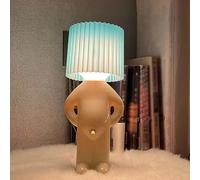 A Little Shy Man Creative Lamp, Naughty Boy Desk Light, Creative LED Night Light, Romantic Bedside Table Lamp, Funny LED Reading Light, Novelty Mood Light Atmosphere Light for Home Decoration (Blue)