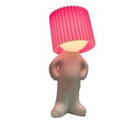 A Little Shy Man LED Night Light, Decorative Table Lamp with Colourful Shade Options, Novelty Christmas and Valentines Day Gifts for Home, Bedroom (#01 Pink)