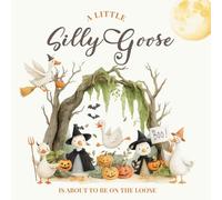 A Little Silly Goose Is About to Be on the Loose: Halloween silly goose baby shower guest book • cute pumpkin and goose theme • guest sign-in, wishes, advice, photo memory pages & gift log keepsake