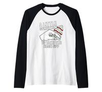 A Little Something to Take The Edge Off Christmas Tree Cake Raglan Baseball Tee