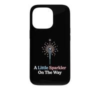 A Little Sparkler On The Way Expectant Parents Baby Shower Case for iPhone 13 Pro