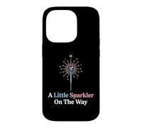 A Little Sparkler On The Way Expectant Parents Baby Shower Case for iPhone 14 Pro