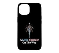 A Little Sparkler On The Way Expectant Parents Baby Shower Case for iPhone 15