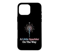 A Little Sparkler On The Way Expectant Parents Baby Shower Case for iPhone 16 Pro Max
