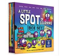 A Little SPOT of Learning 8 Book Box Set (Books 33-40: Kind Words, Friendship, Learning with Emotions, Goes to School, Letters, Words, Reading, Math)