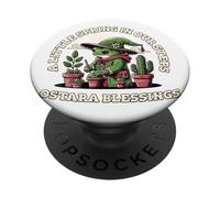 A Little Spring In Our Steps Gardening Frog Ostara Blessings PopSockets Adhesive PopGrip