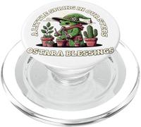A Little Spring In Our Steps Gardening Frog Ostara Blessings PopSockets PopGrip for MagSafe