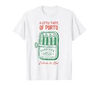 A Little Taste of Porto Sardines Can Retro Seafood Portugal T-Shirt