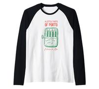A Little Taste Of Porto Sardines Wild Caught Raglan Baseball Tee