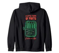 A Little Taste Of Porto Sardines Wild Caught Zip Hoodie