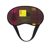a Live Performance Print Blackout Sleep Mask - Contoured Cup Eye Cover, Perfect for Travel, Meditation, and Nighttime Use