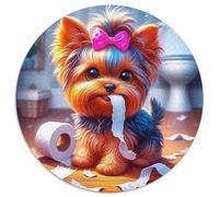 A Lively Dog Puzzles 1000 Piece for Adults And Kids Cute Pet Dog Classic Educational Games Family Puzzle Game Relaxing Decor Gift Beautiful Decoration 1000pcs (67.5x67.5cm)
