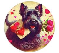 A Lively Dog Puzzles 1000 Pieces for Adults And Kids Cute Pet Dog Unique Challenge Games Family Puzzle Game Relaxing Decor Gift Home Decoration 1000pcs (67.5x67.5cm)