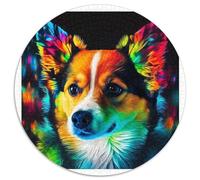 A Lively Dog Puzzles 1000 Pieces for Adults And Kids Cute Pet Dog Unique Challenge Games Impossible Puzzle Toys Birthday Gifts Beautiful Decoration 1000pcs (67.5x67.5cm)