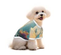 A Lively Little River Dog T-Shirt Clothes Apparel Puppy Vest Pet and Elastic Tank Top Clothing, Dogs Cats Pullovers Cute Breathable Soft Large