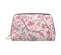 A Locket Hanging Printed Leather Portable Cosmetic Bag, Cosmetic Bag with Inner Bag