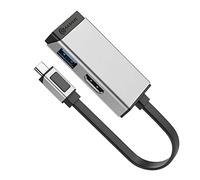 A-Logic 2-in-1 USB-C to HDMI 4K 60Hz and USB-A 3.2 Hub MagForce Series